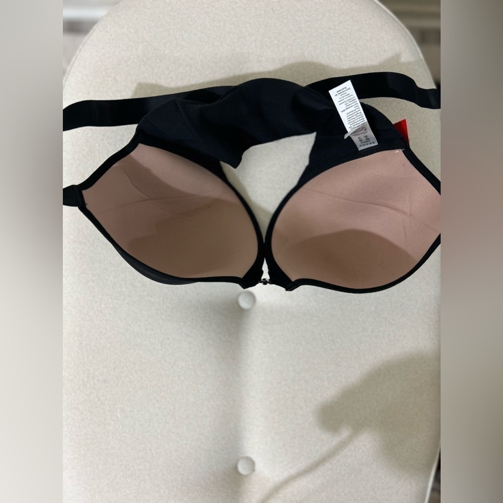 SPANX Bra-llelujah Illusion Lace Full Coverage Bra 34DDD Black NWT - Picture 7 of 11